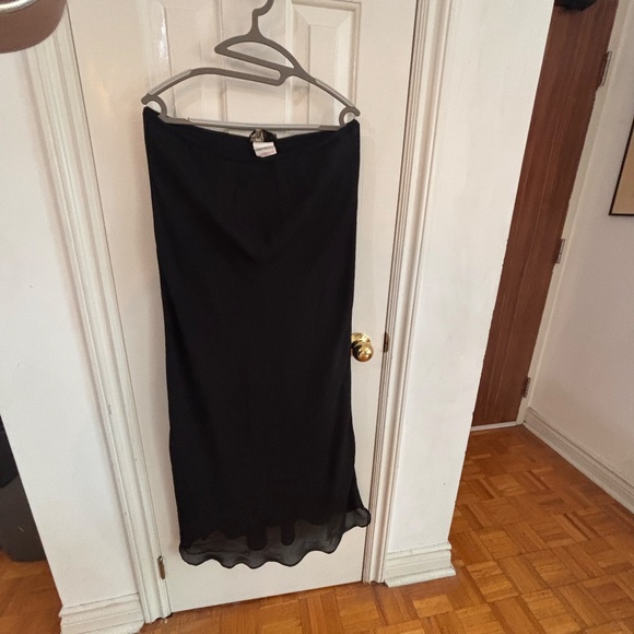 y2k vintage thrift skirt sheer layers * says large but I think xl - Picture 1 of 5